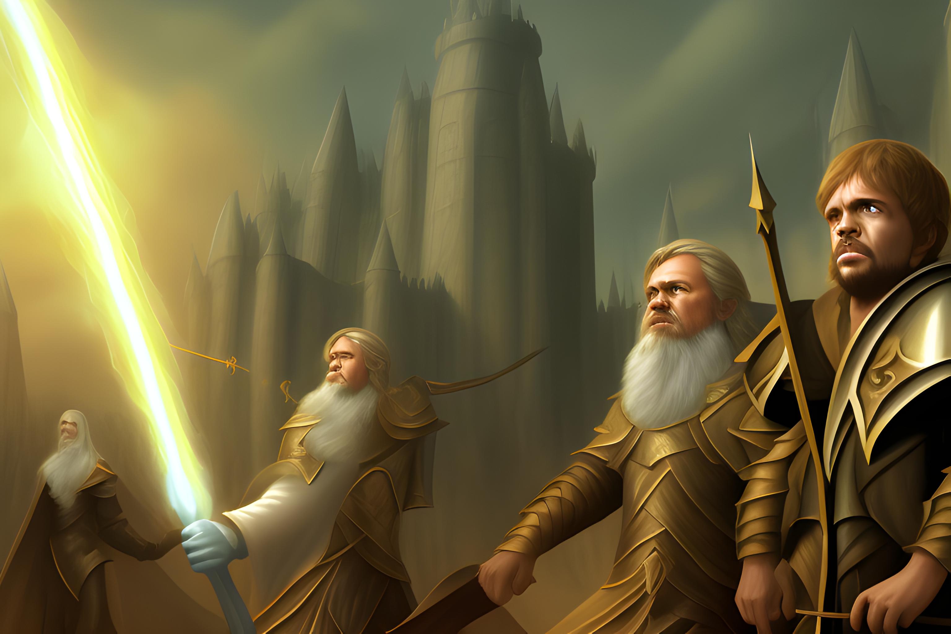 Quero que vc reuna todos os paladinos famosos dos MMORPGs(Uther The Lightbringer, Tyrion Fordring e de outros MMOs) e tbm os classicos(Rei Arthur e outros famosos de outras historias)